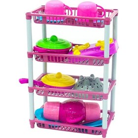 Resim 4 Katlı Bulaşık Sepeti 