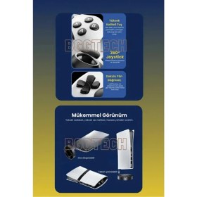 Resim Gs5 Pro Oyun Konsolu 4K Destekli, Çift Kollu Kablosuz, 53 Emulatör, 30.000 Oyun 