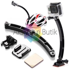 Resim Aksiyon Kamera - Kask Uzatma Ve Bağlantı Aparatı 