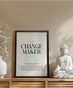 Resim Çerçevesiz Poster Gücünle Yön Ver 