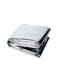 Resim Soğuk Ve Sıcak Tutan Çift Taraflı Gümüş Acil Durum Battaniyesi 4987 Diğer 