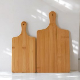 Resim Dora Shopping 2 Boy Bambu Kesme Tahtası Seti, Bambu Kesim Tahtası, Bambu Et Tahtası | Dayanıklı 2 Boy Bambu Kesme 