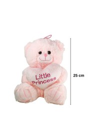 Resim 25 Cm Peluş Ayıcık Little Princess & Prince Uyku Ve Oyun Arkadaşı Pembe 