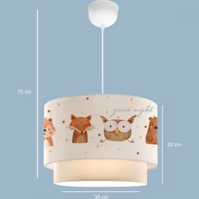 Resim Kids Kumaş Baskılı Pasta Sarkıt Çocuk Odası | ByLamp 