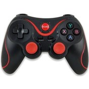 Resim Createtech Siyah Kırmızı-t3 Joystick, Kablosuz Gamepad, Pc-oyun Denetleyicisi, Bt3.0, Cep Telefonu-tablet-tv Kutusu 
