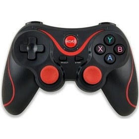Resim Createtech Siyah Kırmızı-t3 Joystick, Kablosuz Gamepad, Pc-oyun Denetleyicisi, Bt3.0, Cep Telefonu-tablet-tv Kutusu 