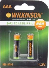 Resim Wilkinson Şarjlı Pil Kumanda 600Mah 2li Kart 4037 