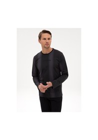 Resim Pierre Cardin Erkek Siyah Pijama Takım 50322637-001 Siyah 
