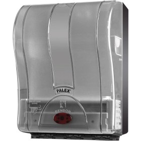 Resim Palex Otomatik Sensörlü Kağıt Havlu Dispenser Şeffaf Füme 