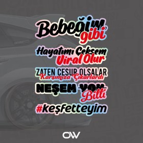 Resim OkyayWorks Hologram Sticker Paket 