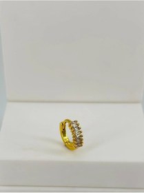 Resim Zirkon Taşlı Uç Kısmı : Pirinç Kıkırdak Bar Uzunluğu : 6 Mm / Bar Kalınlığı 0.8 Mm / Top Boyu 3 Mm / Çap 8 Mm - Pt0078-1 Gold 