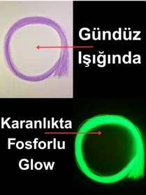 Resim Eagenset Mor Fosforlu Glow Çapari Simi Jig Yapım Malzemesi 