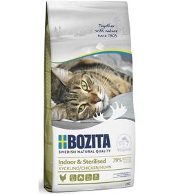 Resim Bozita Indoor Sterilised Tavuklu Kısırlaştırılmış Yetişkin Kedi Maması 2 KG 