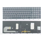 Resim HP Uyumlu Elitebook 850 G5, 850 G6, 755 G5 Klavye Backlit Işıklı 