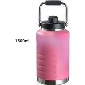 Resim Willowhaven Pembe 1500ml Paslanmaz Çelik Termos Sıcak Soğuk Saklayan Taşınabilir 