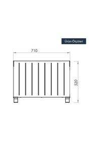 Resim Luxell HC-2930 2000 W Köşeli Konvektör Isıtıcı 