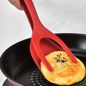 Resim 1 adet 2-in-1 Naylon Kızartma Spatulası, Pişirme Dönücü, Yumurta Spatulası, Pancake Steak Spatulası, Pişirme Araçları, Mutfak Aletleri 