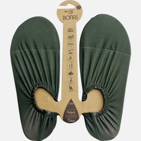 Resim Bonas Düz Haki Kaydırmaz Taban Kadın Deniz ve Havuz Ayakkabısı - Haki / 38-39 