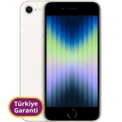 Resim Apple iPhone SE 3 TR Garanti | 256 GB Beyaz 