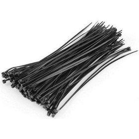 Resim Plastik Kablo Bağı Siyah 250x3,6mm 100adet 