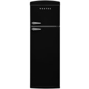 Resim Vestel Retro SC32211 Siyah 311 Lt Statik Buzdolabı 