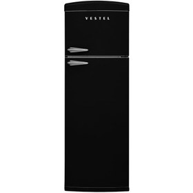 Resim Vestel Retro SC32211 Siyah 311 Lt Statik Buzdolabı 