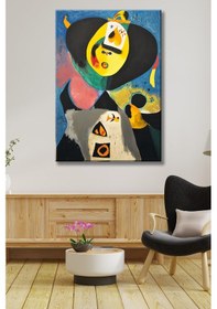 Resim Joan Miro - Portrait No 1 - 106236 - Dekoratif Duvar Kanvas Tablo 