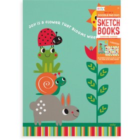 Resim Ooly Doodle Pad 2'li Resim Defteri - Sunshine Garden - 3 YAŞ VE ÜZERİ 