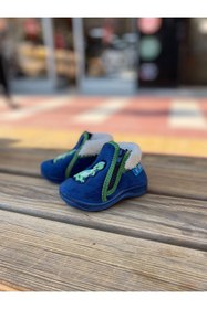 Resim Podyum Günlük Kız Erkek Çocuk Panduf Ev Ayakkabısı 