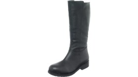 Resim Costo Shoes K341 Siyah Üst Kalite Geniş Kalıp Kadın Çizme 