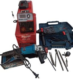 Resim BN5 6 Watt Üçlü set çanta kaynak taş motoru delici kırıcı matkap 8 Volt Darbeli Anahtarlı 2 Yıl Aküsüz 