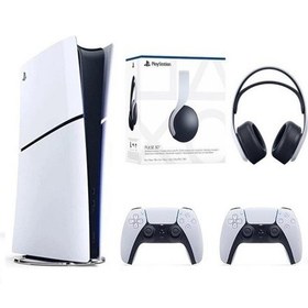 Resim Sony Playstation 5 Slim Digital 1 TB YD + 2 Kol + Pulse 3D Kulaklık 