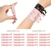 Resim 11 adet Takım Gelin Bileklikleri - Bachelorette Parti Süsleri, Gelin Duşu Aksesuarları ve Hen Parti Malzemeleri, Polyester, Pil Gerektirmez, Düğün Kutlama Bileklikleri | Eşleştirilmiş Bileklikler | Polyester Bileklikler, Bachelorette Parti Süsleri 