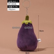 Resim Silver1 Yeni Yumurta Bebek Parti Peluş Oyuncaklar Çanta Çekicilik Bebek Bebek Pratik Bebek Anahtarlık (Yurt Dışından) 