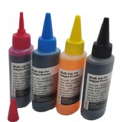 Resim 4F For Hp Deskjet Ink Advantage 5075 Kartuş Dolum Mürekkebi Takım 4x100ml 4 Renk Set Mürekkep Muadil 