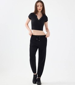 Resim Loft Siyah Kadın Eşofman Altı Lf2041031 Siyah 