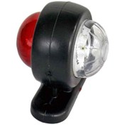 Resim Carub Tas Mini Takoz Lamba Ledli Kırmızı-beyaz 6x4,5 Cm Bl013kb (2 Li) 