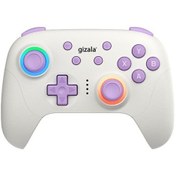 Resim Gizala Kablosuz Oyun Kolu Gamepad Hall Effect Triggers Joystick Switch 2 / Pc/android/ıos Beyaz 