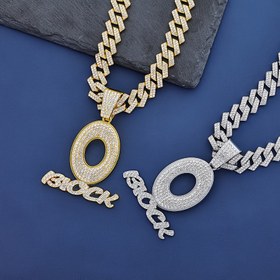 Resim 0BIOCK Hip Hop Rhinestone Kolye - Çinko Alaşımlı Parıltılı Detaylarla, Temmuz Doğum Taşı Takı Kadınlar ve Erkekler İçin, Sevgililer Günü Hediyesi, Günlük Giyim ve Parti Aksesuarı, Hip Hop Takı, Parti Aksesuarı, Cesur Bir İfade Parçası, Dayanıklı Zincir, Şık Takı, Moda Severler. Kpop Tarzı Takı. 
