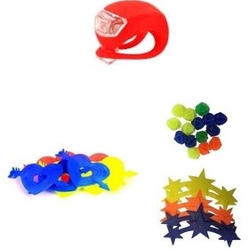 Resim Calista Işıklı Bisiklet Süsü Çocuk Bisiklet Süsü Seti Bisiklet Ja 