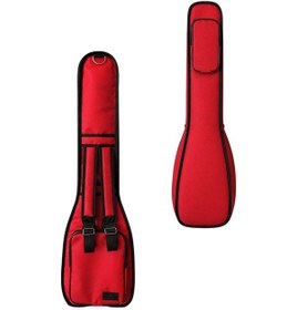 Resim Bağlama Çantası 1900 Denye Kırmızı Su Geçirmez Pedli Soft Case Kısa Sap Saz Kılıfı 
