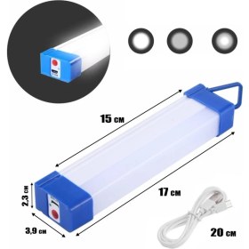 Resim Polizei P-150 Şarjlı Mıklatıslı USB Işıldak 