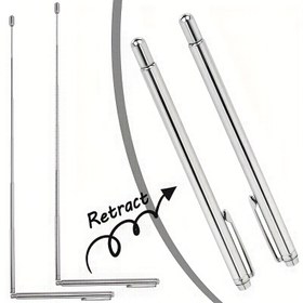 Resim 2 Adet Paslanmaz Çelik Dowsing Çubukları - Avcılık, Su & Hazine Arama ve Gizli Eşya Bulma için Mükemmel - İdeal Halloween/Noel Hediyesi 