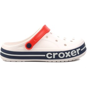 Resim royalmoni İncim Croxer Beyaz Unisex Ortopedik Doktor Aşçı Hastane Plaj ve Günlük Ev Terliği 