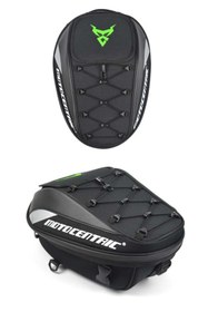 Resim Motocentric Motosiklet Kuyruk Ve Sırt Çantası Su Geçirmez Yüksek Kapasiteli 