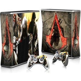 Resim Aircraft Jzcat Xbox360 Slim Konsol Tam Gövde Çıkartması Ve Joystick Çıkartması-25 