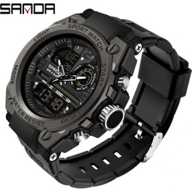 Resim Hanyang 6024 Siyah Sanda Moda Erkek Spor Izle En Lüks Askeri Kuvars Izle Erkek 50 M Su Geçirmez Erkek Saat Relogio Masculino (Yurt Dışından) 