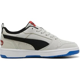 Resim Puma Rebound V6 Sneaker Jr Erkek Çocuk Ayakkabı 40063801 Gri 