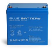 Resim Blue Battery 12 Volt 55 Ah Bakımsız Kuru Akü , Ups Aküsü 