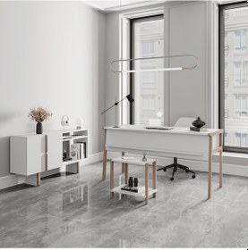 Resim Lagomood Zenith Ofis Takımı Beyaz Meşe 